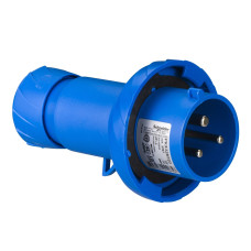 Штекерна вилка, безгвинт, 32A, 2P+E, IP67, 200-250В, Schneider Electric PKX32M723