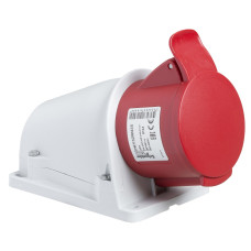 Розетка настінна, безгвинт, 16А, 3P+N+E, IP44, 380-415В, Schneider Electric PKY16W435