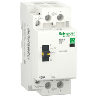 Контактор 1P+N 40A 2NO ~230В/50Гц, Resi9 Schneider Electric R9C20240