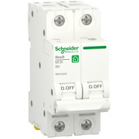 Автоматический выключатель 6kA 2P 6A В, Resi9 Schneider Electric R9F02206