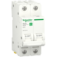 Автоматический выключатель 6kA 2P 16A В, Resi9 Schneider Electric R9F02216
