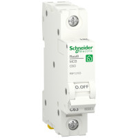 Автоматичний вимикач 6kA 1P 63A C, Resi9 Schneider Electric R9F12163