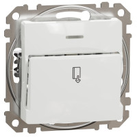 Карточный выключатель 10А-250В, Белый, Sedna Design SDD111121