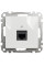 Комп'ютерна розетка RJ45, кат. 5e, неекр. UTP, Білий, Sedna Design SDD111451