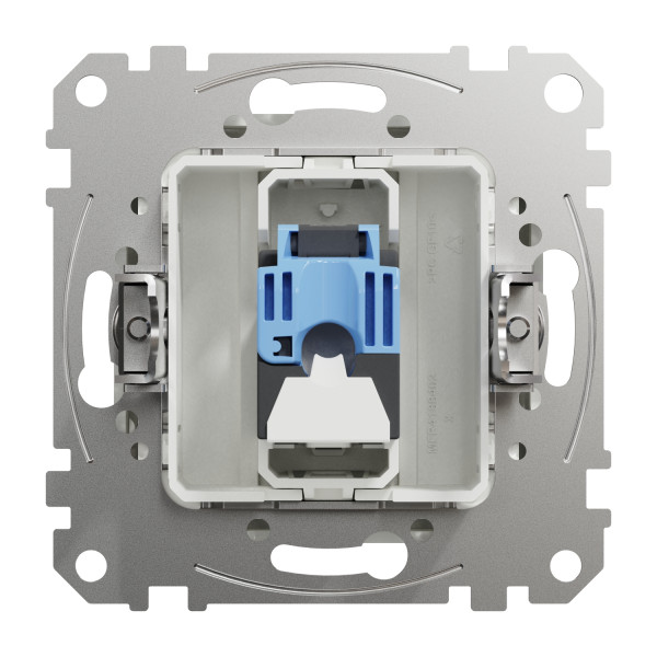 Комп'ютерна розетка RJ45, кат. 6, неекр. UTP, Білий, Sedna Design SDD111461