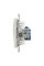 Комп'ютерна розетка RJ45, кат. 6, неекр. UTP, Білий, Sedna Design SDD111461