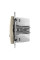 Розетка USB подвійна А+C, 3А, 45Вт, 230В, Бежевий, Sedna Design SDD112404