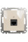 Комп'ютерна розетка RJ45, кат. 5e, неекр. UTP, Бежевий, Sedna Design SDD112451