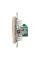Комп'ютерна розетка RJ45, кат. 5e, неекр. UTP, Бежевий, Sedna Design SDD112451