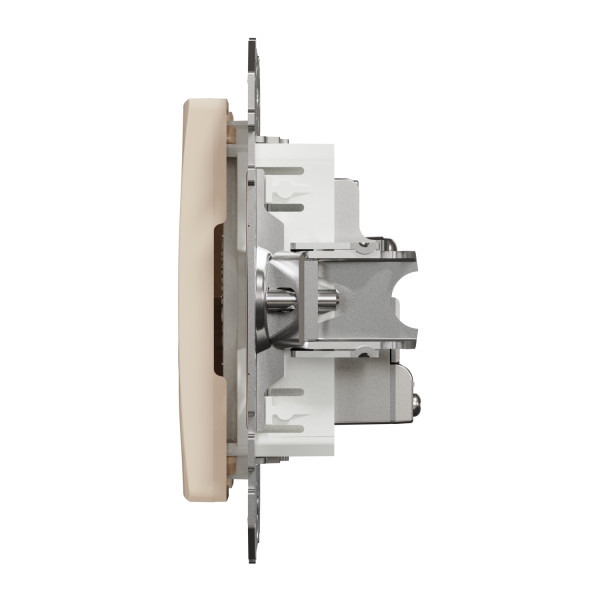 Розетка TV кінцева, 4дБ, Бежевий, Sedna Design SDD112471
