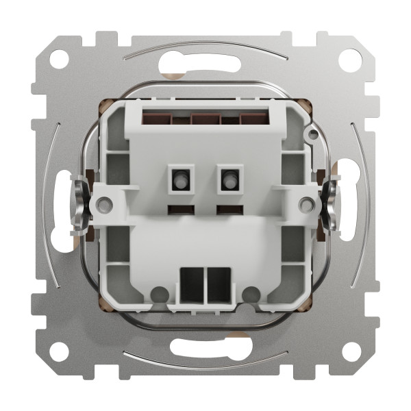 Розетка кабельна, 25А-250В, Бежевий, Sedna Design SDD112903