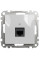 Комп'ютерна розетка RJ45, кат. 5e, неекр. UTP, Алюміній, Sedna Design SDD113451