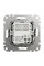 Розетка USB подвійна А+А, 2.1А, 230В, Чорно-сірий, Sedna Design SDD114401