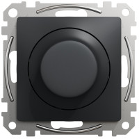 Светорегулятор поворотный LED, 230В, 100Вт, Черно-серый, Sedna Design SDD114502