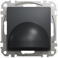 Розетка кабельная, 25А-250В, Черно-серый, Sedna Design SDD114903