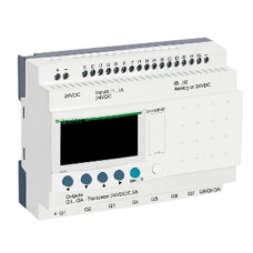 ІНТЕЛЕКТ.РЕЛЕ 26ВХ/ВИХ, =24В ДИСПЛ+ГОД. Schneider Electric SR3B262BD