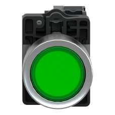 КНОП.З ПІДСВ.,LED,24В.,ЗЕЛЕН.,1НВ Schneider Electric XA2EW33B1