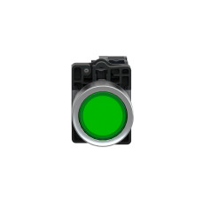 КНОП.З ПІДС.,LED,220В,ЗЕЛЕН.,1НВ Schneider Electric XA2EW33M1