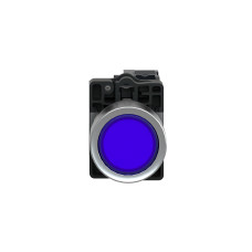 КНОП.З ПІДСВ.,LED,24В,СИНЯ,1НВ Schneider Electric XA2EW36B1