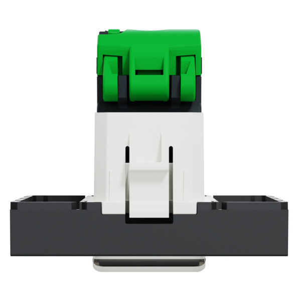 Розетка компьютерная RJ45, одинарная, кат.5e UTP, 2 модуля, антрацит, Unica NEW NU341154