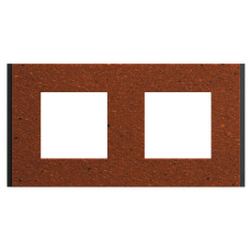 Рамка 2-постовая, Терракотовый, Schneider Unica NEW Deco Material NU600471