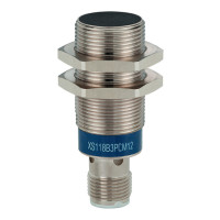 Індуктивний датчик XS1 M18, PNP NO+NC, Flush, Sn8mm, 12..24VDC, M12, Telemecanique XS118B3PCM12TF