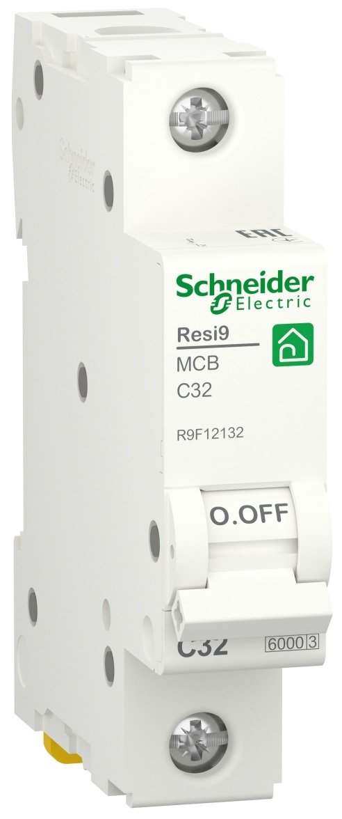 Автоматический выключатель 6kA 1P 32A C, Resi9 Schneider Electric